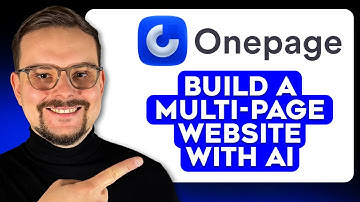 Onepage Tutorial - 2025 | How to Build a Multi-Page Website with AI - How to Use Onepage.io