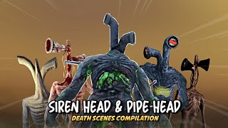 Siren Head & Pipe Head Death Scenes | Compilation