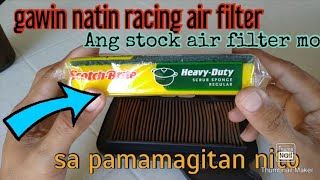 Stock air filter gawin racing air filter