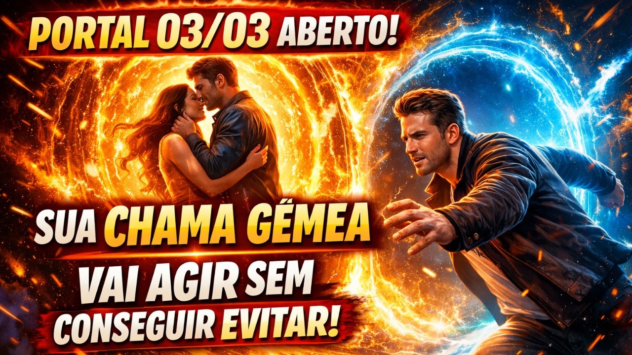 💥 PORTAL 03/03 ABERTO: sua Chama Gêmea vai agir sem conseguir evitar
