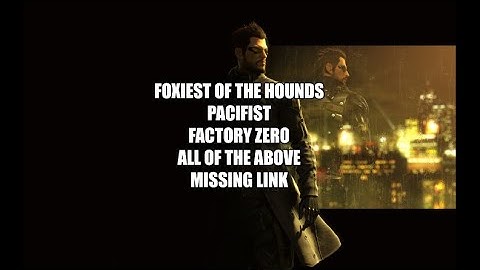Deus Ex: Human Revolution DC: Missing Link DLC (GMDE) (Foxiest) (Pacifist) (Factory Zero) (PC)