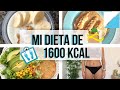 LO QUE COMO EN UN DIA PARA BAJAR DE PESO - CONYFITNESS ARGENTINA - dieta de definición de 1600 kcal.