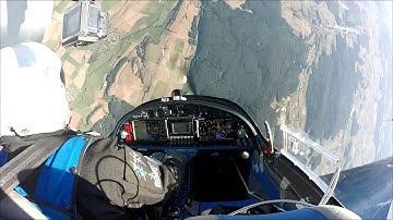 Viper SD4 SPIN test for CS LSA certification (cockpit view)