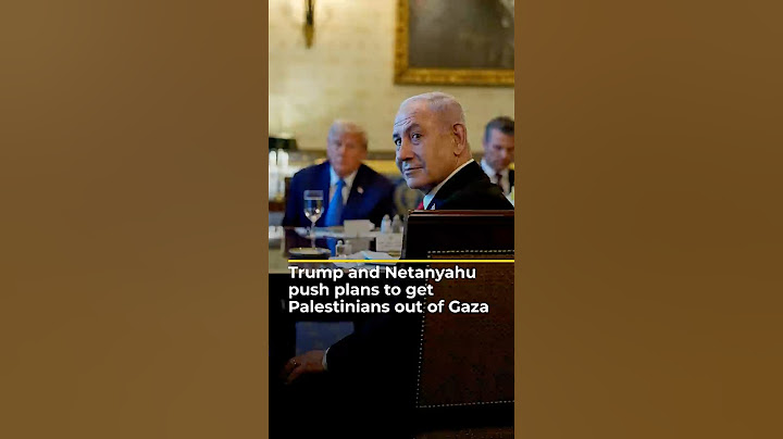 Trump and Netanyahu push plans to get Palestinians out of Gaza | AJ #shorts