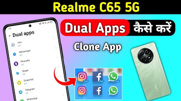 Realme c65 5g Dual App Setting/ How to Create Dual Apps in Realme c65 5g
