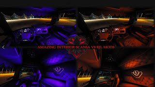 ETS2 1.46 BEST SCANIA RJL INTERIOR MODS BY Carmichael Industries