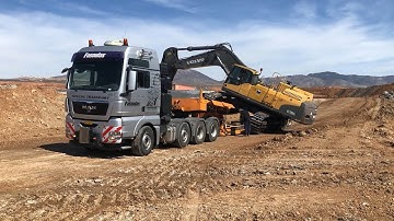 Transporting The Volvo EC700C Excavator And Caterpillar D6R - Fasoulas Heavy Transports