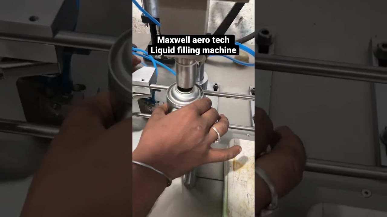 Filling machine #shorts #short #machine #maxwellaerotech #aerosol #viral