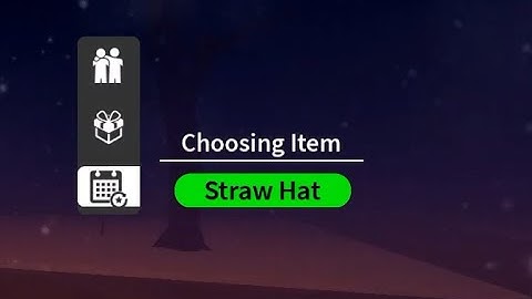 Getting straw hat from daily spins in Project Slayers