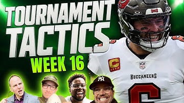 NFL Week 16 DraftKings and FanDuel DFS Strategy and Picks | Tournament Tactics