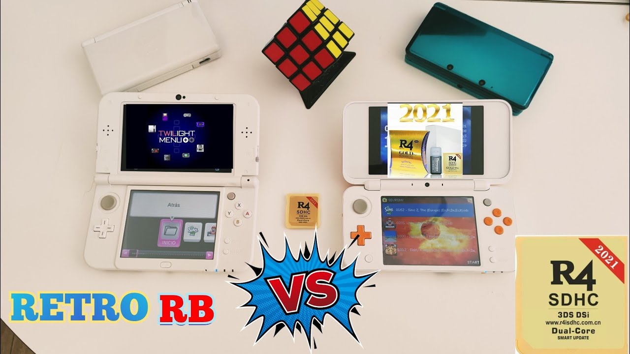 R4 GOLD 2021 para nintendo 3DS y DS. Comparativa con TWiLightMenu ¿Cuál  merece más la pena? - YouTube