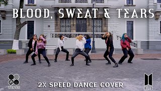 [KPOP IN PUBLIC 2X SPEED CHALLENGE] '피 땀 눈물 (Blood Sweat & Tears)' - BTS [Dance Cover by WabiSabi]