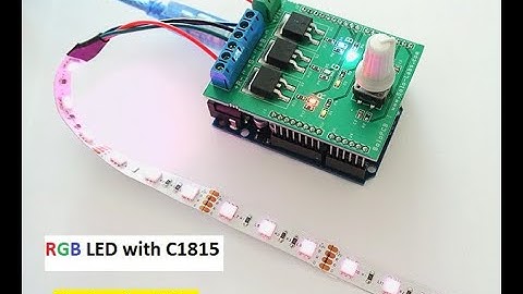 RGB LED strip controller with transistor C1815 diy - Superb Effect RGB Led Strip Controller  Circuit