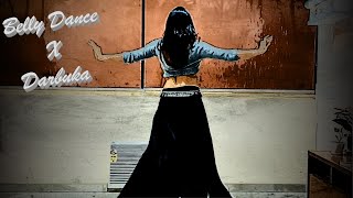 Lockdown Collab - Belly Dance X Darbuka (feat Kanchi) - Mihir Chandan India - Handpan