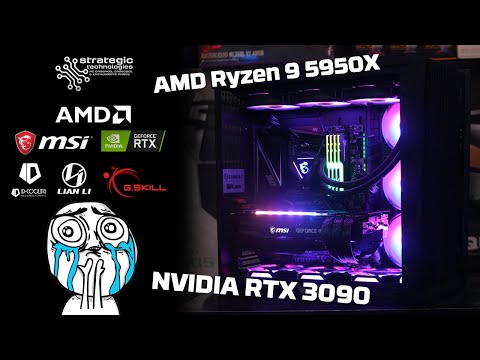 AMD RYZEN 9 5950X + NVIDIA GEFORCE RTX 3090 - ALL MSI GAMING PC BUILD