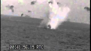 Japanese PLANE SHOT DOWN BY USS CORREGIDOR