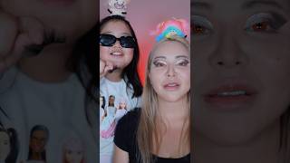 小3の娘にハロウィンメイクしてもらったら凄すぎたwwww#マリリン #makeup #asmr #makeupasmr screenshot 1