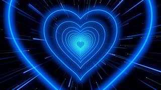 Blue Heart Background💙Animated Background Video | Abstract Background Video Loop
