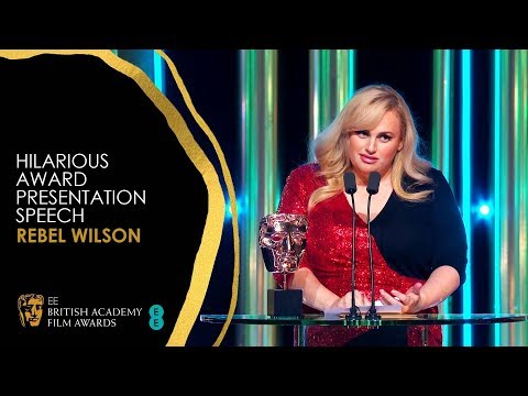 Iconic Moment when Rebel Wilson Delivers Funny, Incredible Speech | EE BAFTA Film Awards 2020