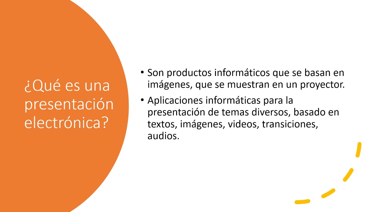 Presentaciones electrónicas. YouTube