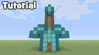 Minecraft Tutorial: How To Live Inside a Diamond Sword! 