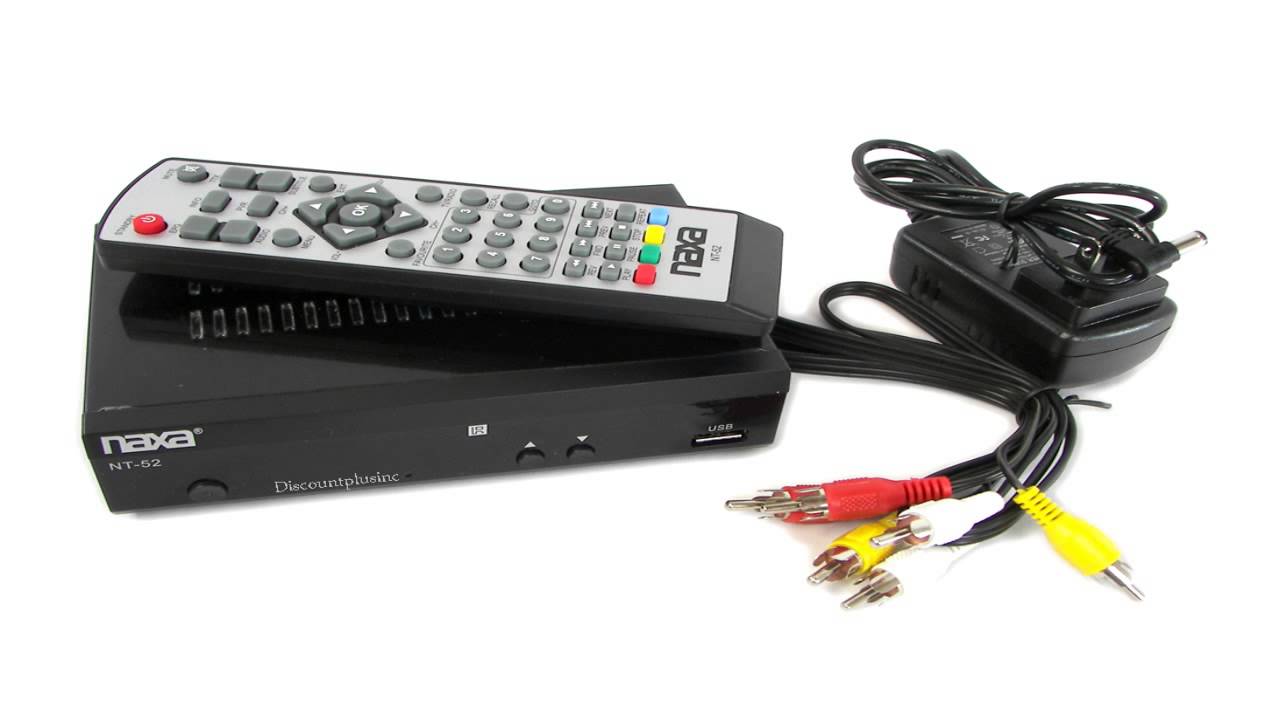Naxa NT52 Digital Converter Box With USB Multimedia Player Recorder