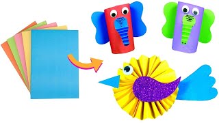How to make a paper roll Elephant | DIY paper birds | Paper roll craft