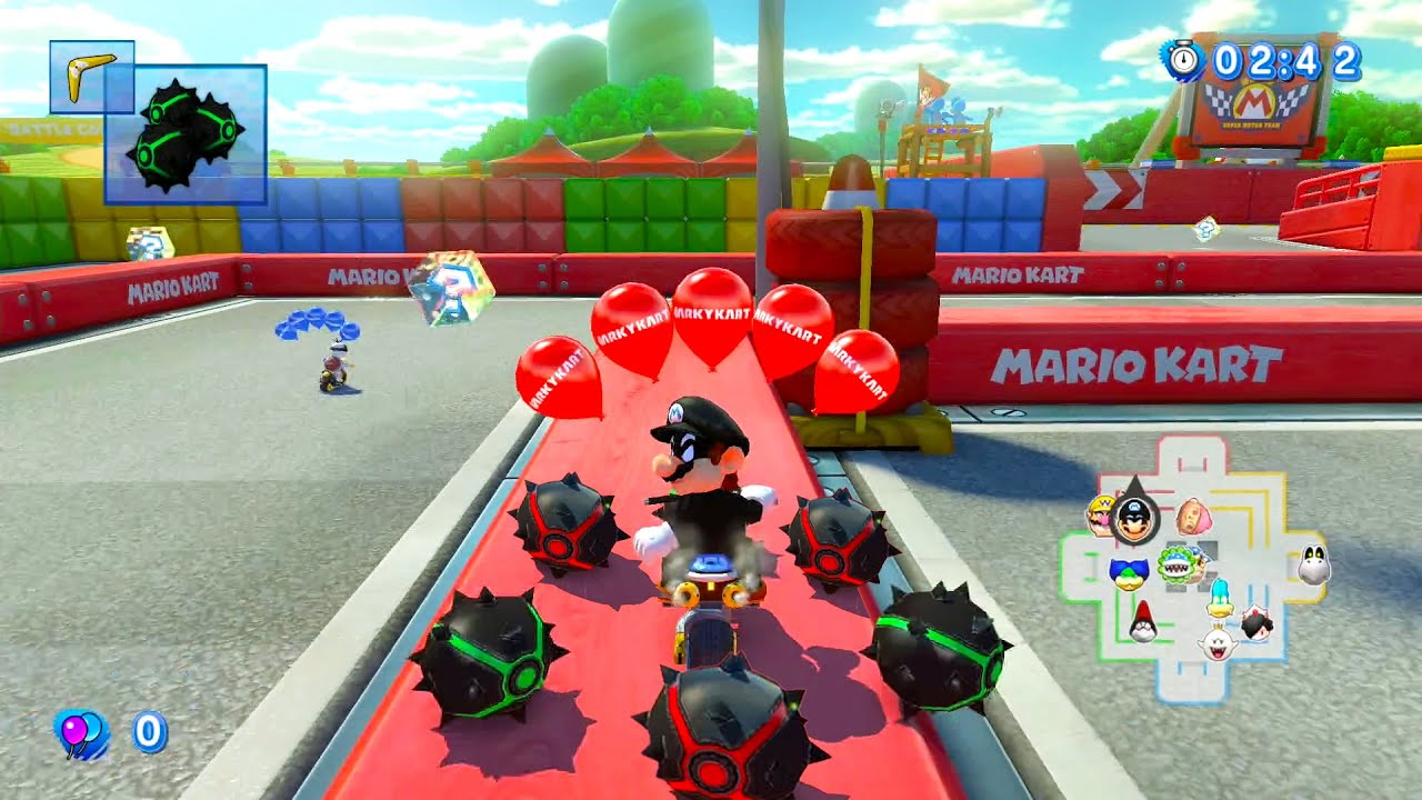 Darky Kart 8 Deluxe - New Courses & Character!!! Dark Mario