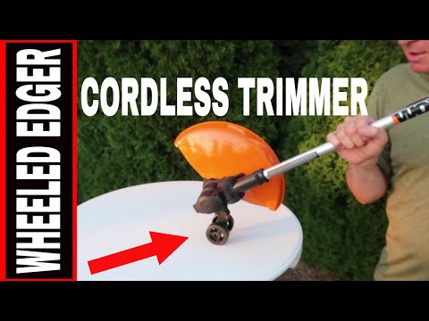 WORX WG184 CORDLESS TRIMMER &amp; WHEELED EDGER REVIEW