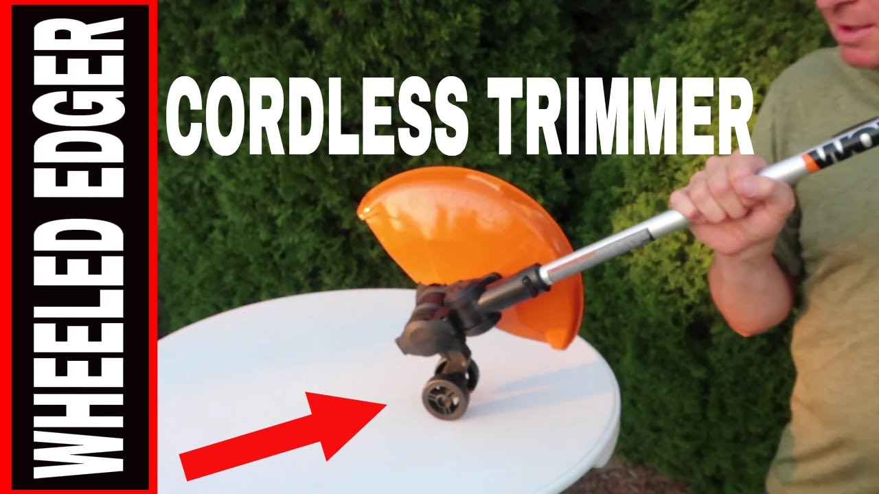 WORX WG184 CORDLESS TRIMMER & WHEELED EDGER REVIEW