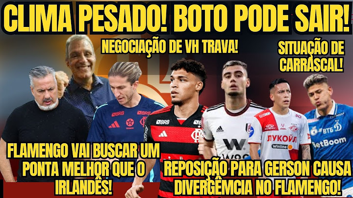 BASTIDORES! CLIMA PESADO NO FLAMENGO! BOTO PENSA EM SAIR!DIVERGÊNCIA POR MEIA!PONTA MELHOR QUE MIKEY
