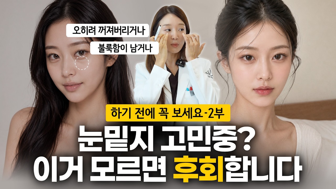 눈 밑 성형하면 애교살이 사라질까 걱정이세요?