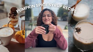 DIY Home-Made Pumpkin Spice Syrup: Easy and Delicious Recipe! 🎃