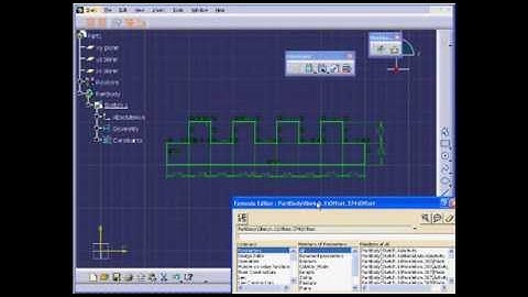 Catia tutorial 24: Auto Constrain