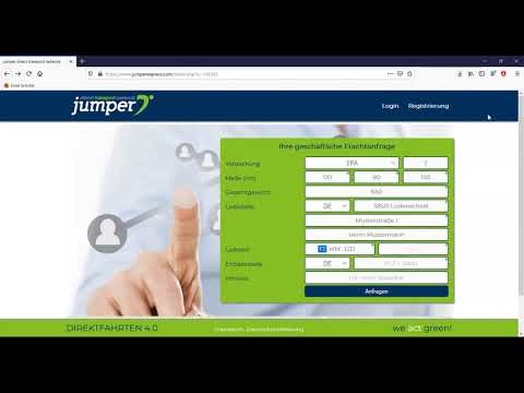 JumperExpress Vorstellung Onlineportal Tutorial Anwendung