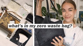 What's In My Zero Waste Handbag // reusable essentials I actually use + personal faves