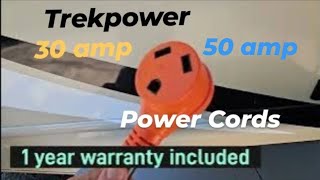 Detailed Trekpower RV Power Cords. 30 amp power cord review Details