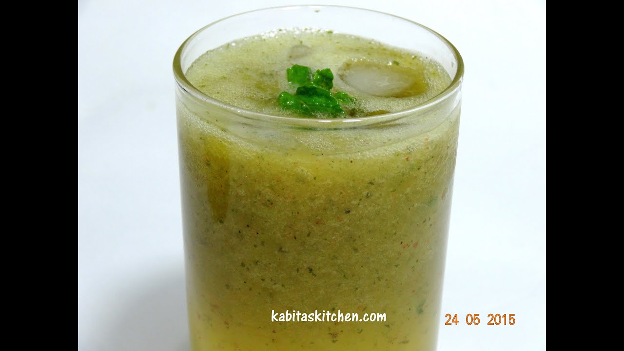 Aam Panna Recipe-Raw Mango Juice-Kairi Panha-Green Mango Drink-Indian Healthy Summer Drink | Kabita Singh | Kabita
