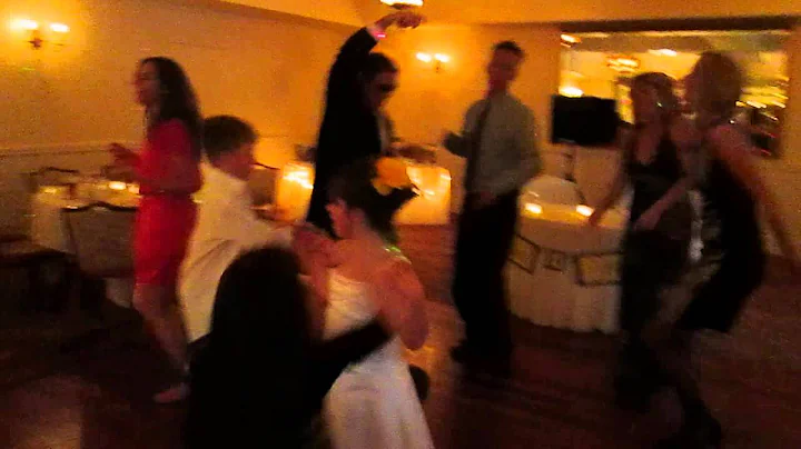 Calvin dancing with the Flower Girl