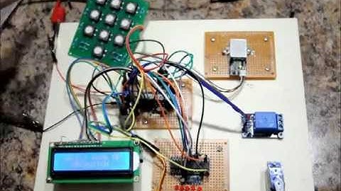 Fingerprint Scanner With Keypad + Servo Motor + Relay + LCD & EEPROM Memory !!!