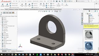 How to design Round cylinder mounting bracket in solidworks by Mr. CAD Designer 380 views 8 months ago 5 minutes, 41 seconds