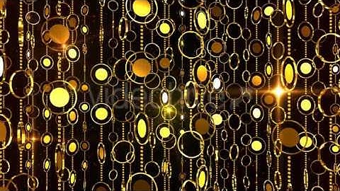 Golden Chains | Background Animation Video