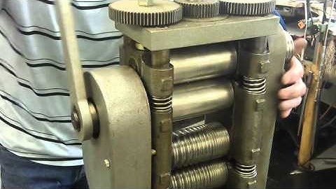 Using the rolling mills