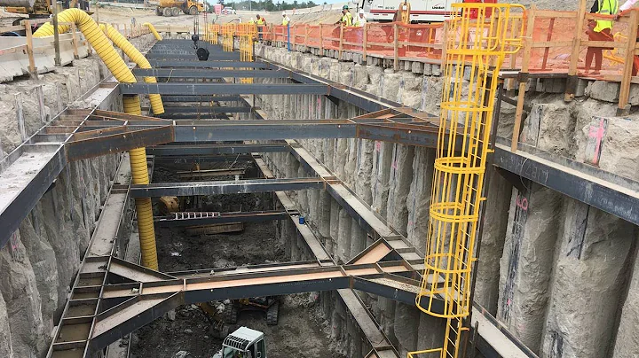 VIDEO: Fraser sinkhole repair work on July 6, 2017