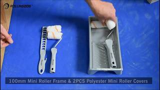Full ROLLINGDOG Tools 11pc Standard paint mini roller set News