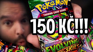 Dají se vytáhnout hity z boosterů Pokémon Evolving Skies za 150 Kč?