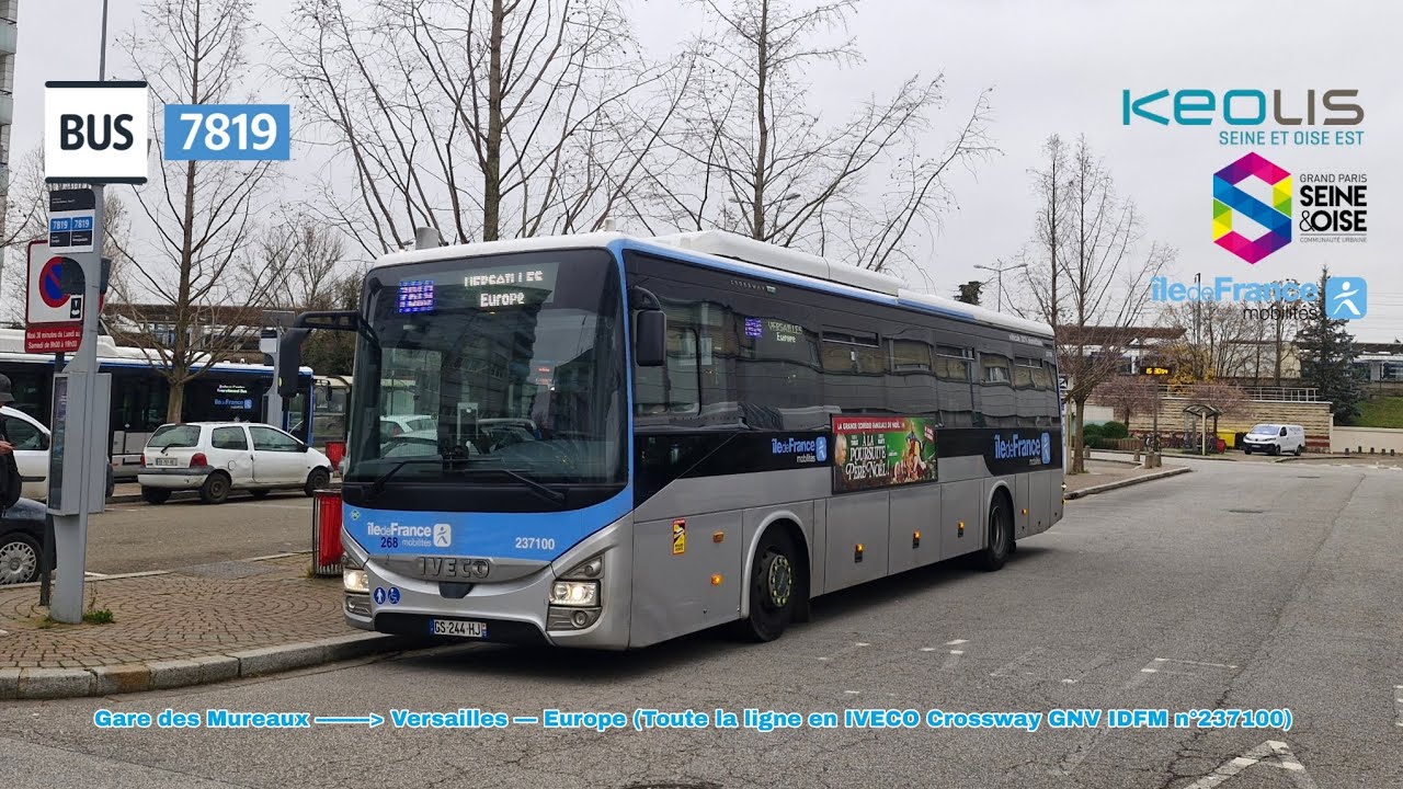 [Ligne 7819 KEOLIS Seine et Oise Est] Crossway GNV n°237100 – Gare des ...