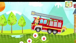 Fire Station Game ll Cat Rescue ll #Kids Cartoon 💢💢💯💯💥💥