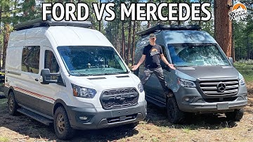 Ford Transit AWD vs Mercedes Sprinter 4x4 | Why We Bought a Transit Camper Van