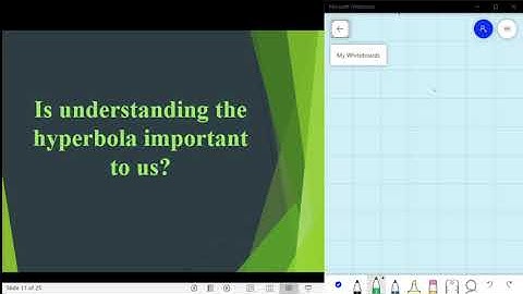 Pre-Calculus: Topic 4 - hyperbola